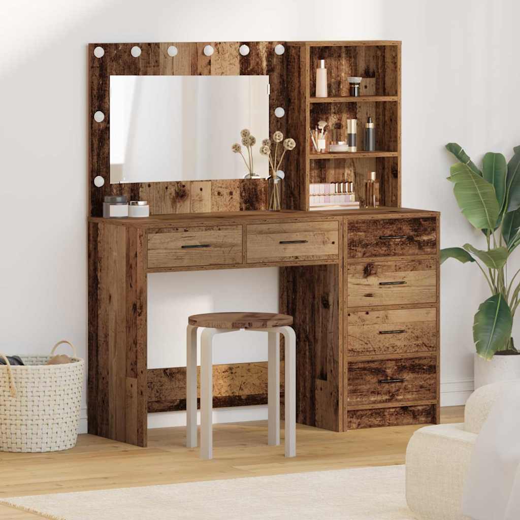 Dressing Table 78.5 X 41 X 135 Cm Engineered Wood